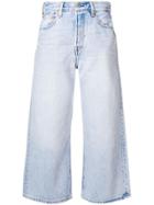 Levi's Cropped Flared Jeans - Blue