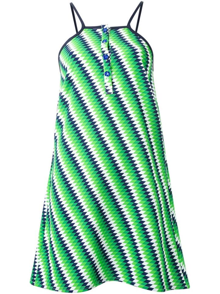 House Of Holland Striped Dress, Women's, Size: 10, Polyester