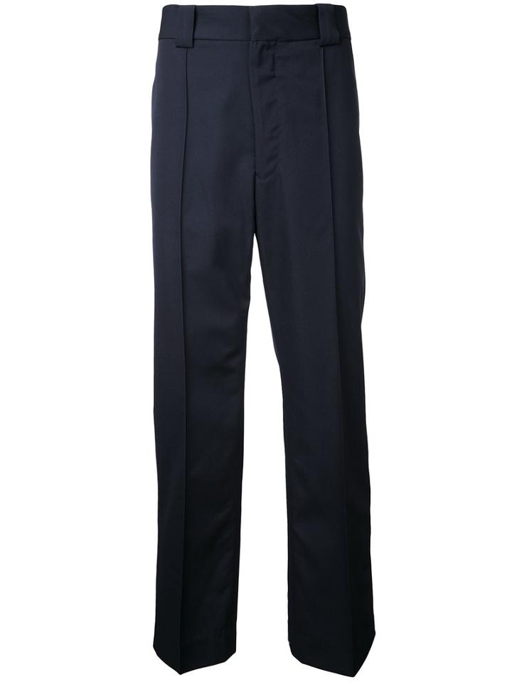 H Beauty & Youth Center Crease Trousers, Men's, Size: Small, Blue, Wool