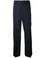H Beauty & Youth Center Crease Trousers, Men's, Size: Small, Blue, Wool