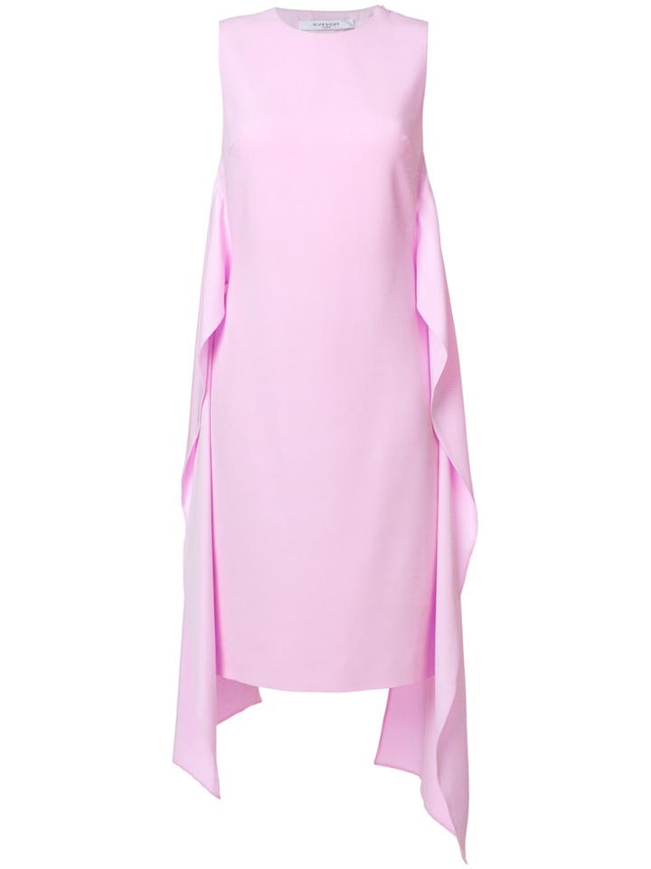 Givenchy Ruffle-hem Midi Dress - Pink & Purple
