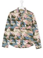 Zadig & Voltaire Kids Camouflage Denim Jacket - Multicolour