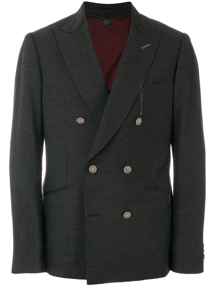 Maurizio Miri Double Breasted Jacket - Grey