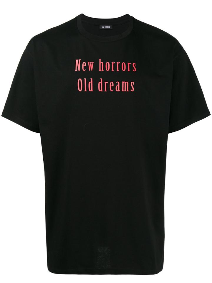 Raf Simons New Horrors Old Dreams T Shirt - Black