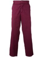 Barena Straight-cut Trousers - Red