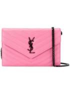 Saint Laurent 'monogram' Envelope Chain Wallet