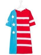 Little Marc Jacobs Stars And Stripes Dress, Girl's, Size: 14 Yrs, Red