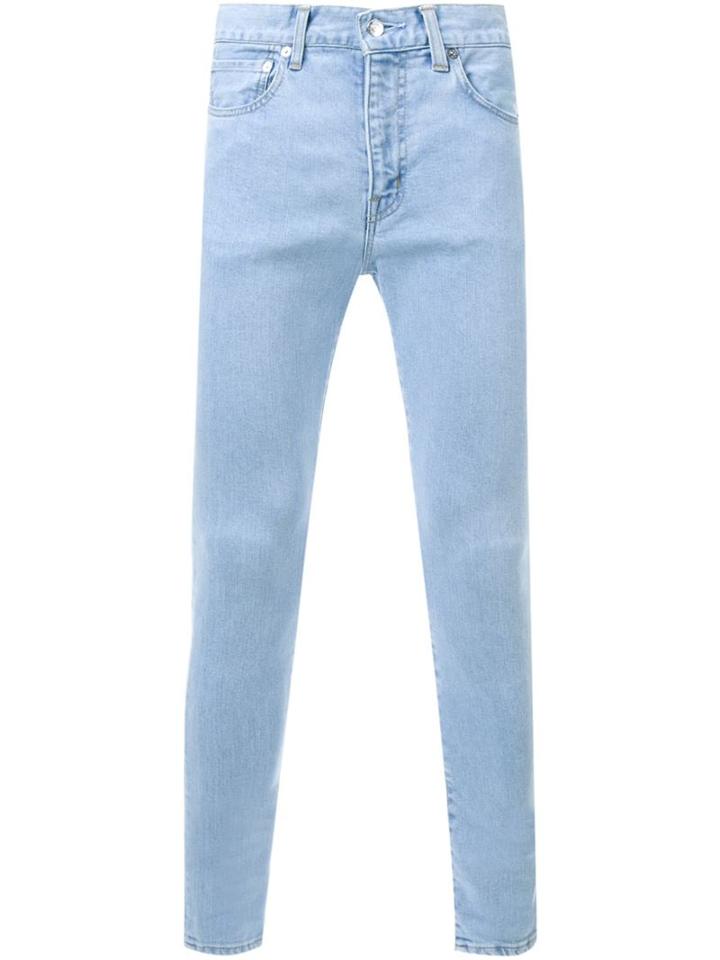 Mr. Gentleman Super Skinny Jeans, Men's, Size: 34, Blue, Cotton/polyurethane