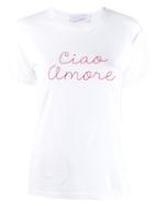 Giada Benincasa Stitched Slogan T-shirt - White
