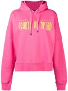 Marcelo Burlon County Of Milan Sleepwalker Hoodie - Pink & Purple