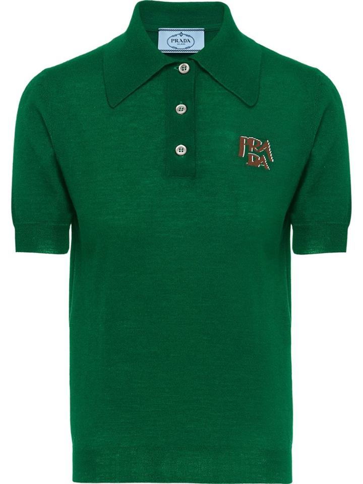 Prada Wool Polo Shirt - Green