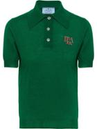Prada Wool Polo Shirt - Green