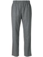 Incotex Cropped Tapered Trousers - Grey