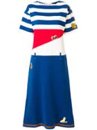 Marni Striped Day Dress - Blue