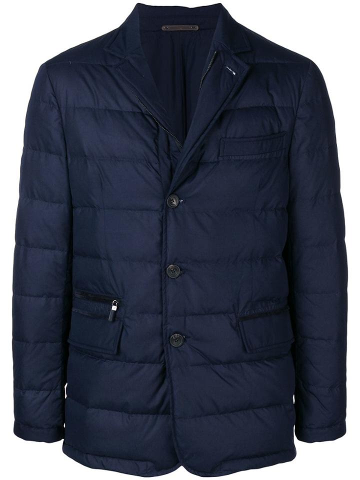 Hackett Padded Blazer - Blue