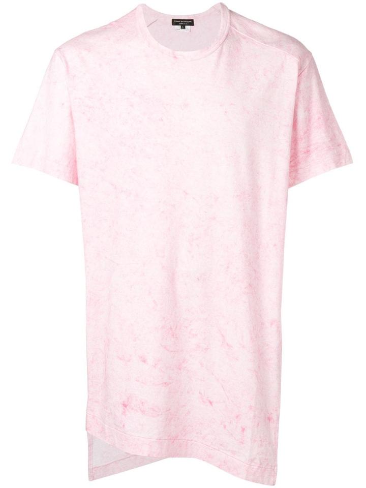 Comme Des Garçons Homme Plus Washed Out Style T-shirt - Pink