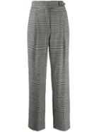 Ermanno Scervino Houndstooth Print Trousers - Black