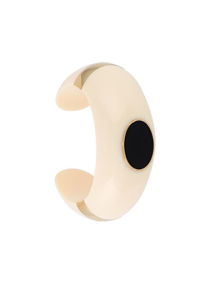 Aurelie Bidermann Diana Bracelet, Women's, White, 18k Gold Plated Rhodium