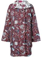 Dvf Diane Von Furstenberg Patterned Padded Coat - Red