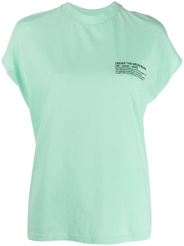 Essentiel Antwerp Neon Moon T-shirt - Green