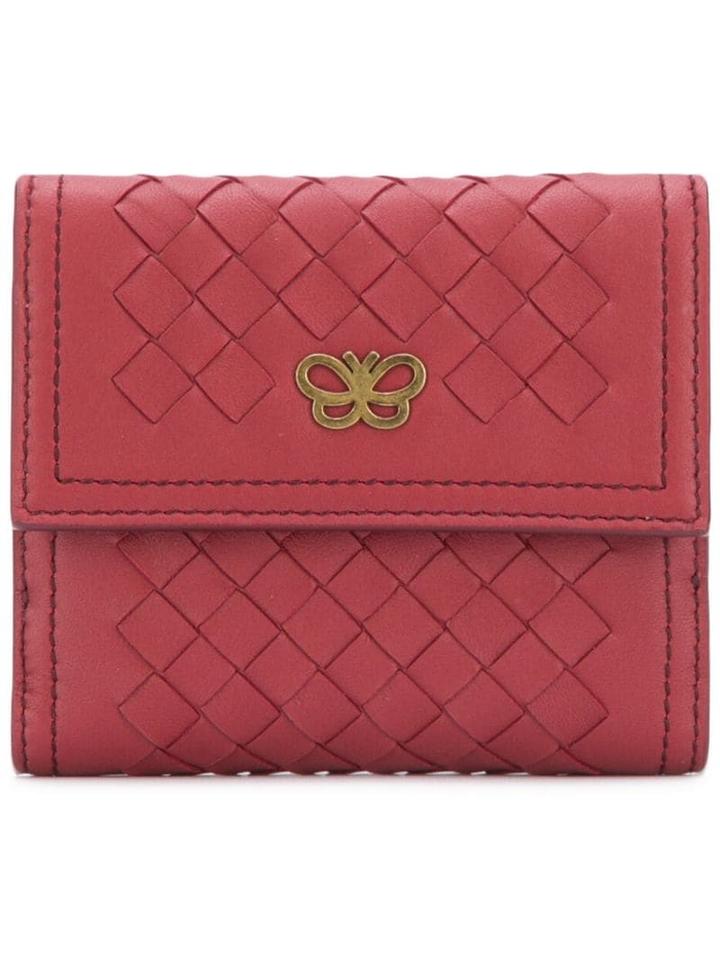 Bottega Veneta French Wallet - Red