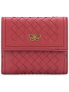 Bottega Veneta French Wallet - Red