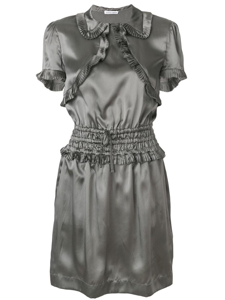 Tomas Maier Frill Detail Dress - Grey