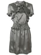 Tomas Maier Frill Detail Dress - Grey