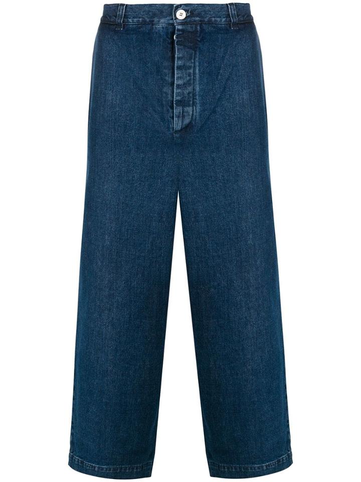 Sunnei Wide-leg Over Trousers - Blue