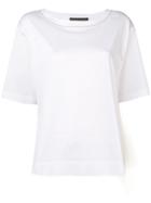 Fabiana Filippi Mesh Side Panel T-shirt - White