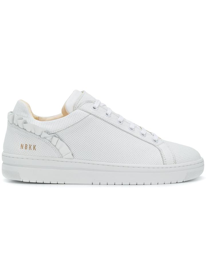 Nubikk Low-top Ruffle Sneakers - White