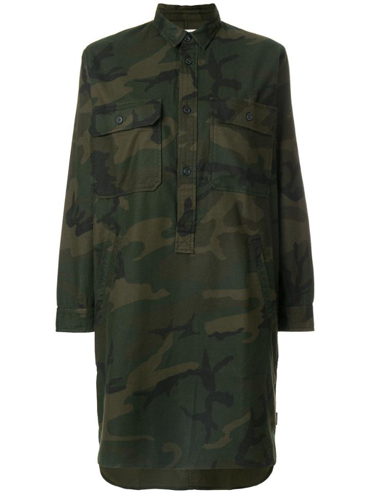 Carhartt Camouflage Print Long Shirt - Green