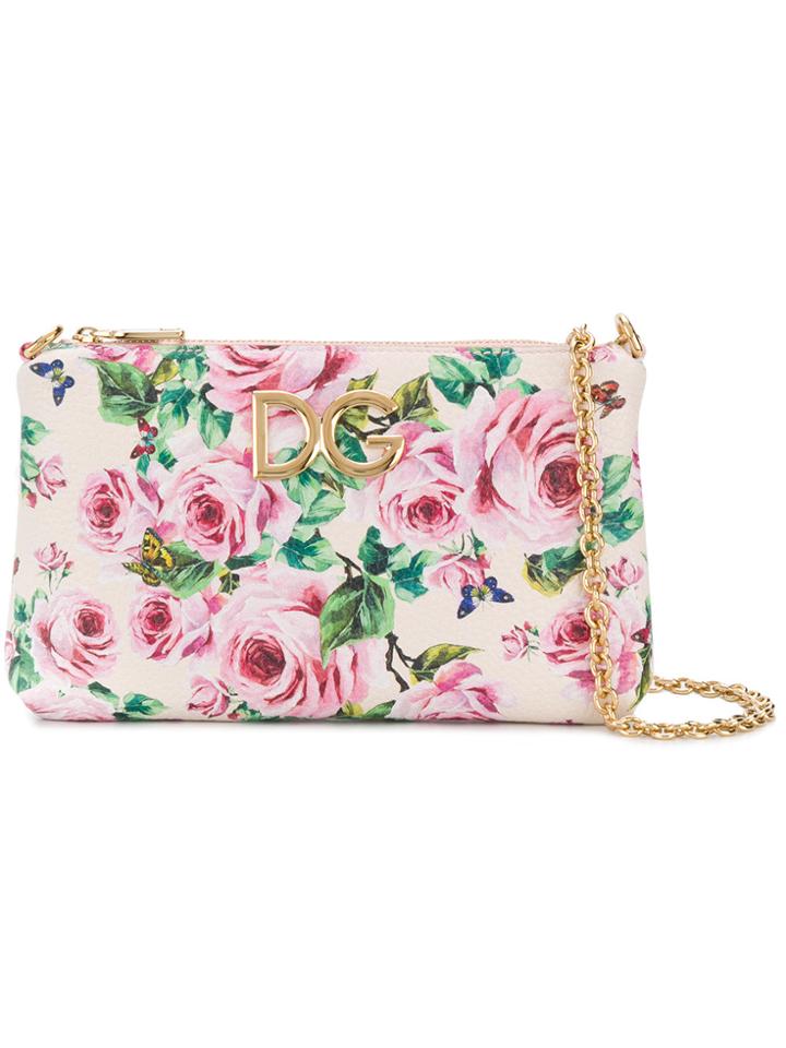 Dolce & Gabbana Printed Shoulder Bag - Nude & Neutrals