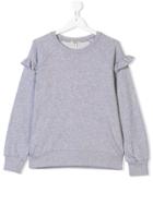 Kenzo Kids Ruffled Sleeve Sweater - Grey