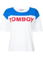 Filles A Papa Two Tone T-shirt - White
