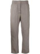 Crinkled Loose Fit Trousers - Women - Cotton/linen/flax/tencel - 1, Nude/neutrals, Cotton/linen/flax/tencel, Kristensen Du Nord