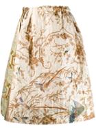 Pierre-louis Mascia Full Quilted Skirt - Neutrals