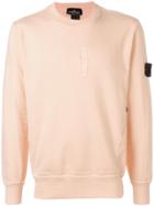 Stone Island Shadow Project Long-sleeve Fitted Sweatshirt - Orange