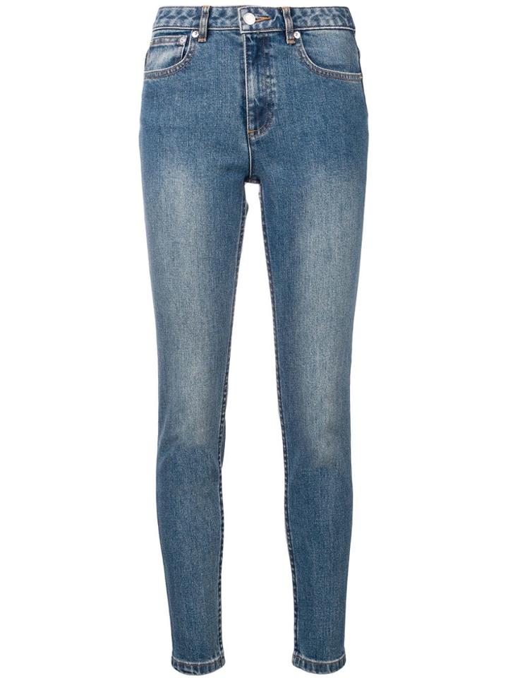 A.p.c. Washed Skinny Jeans - Blue