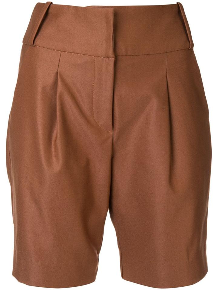 Manning Cartell High-rise Shorts - Brown