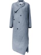 Irene Twist Box Coat, Women's, Size: 38, Grey, Wool