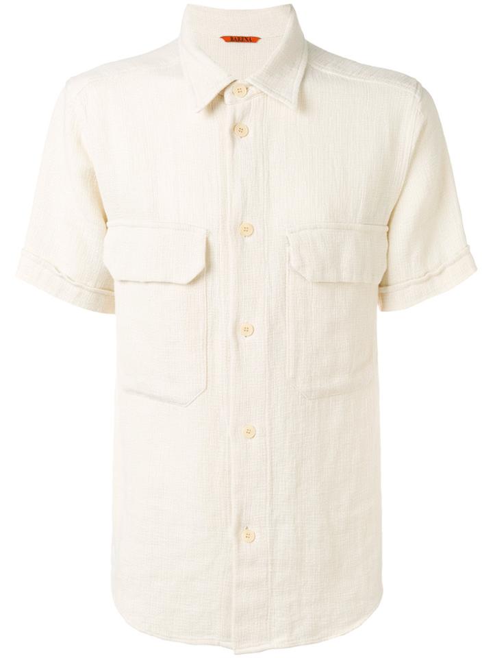 Barena Double Pocket Shortsleeved Shirt - Nude & Neutrals