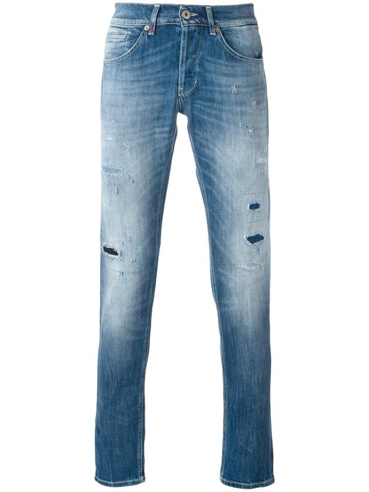 Dondup George Jeans, Men's, Size: 32, Blue, Cotton/polyester