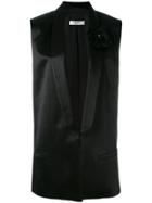 Lanvin Longline Waistcoat - Black