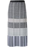 Proenza Schouler Monochrome Knitted Pencil Skirt, Women's, Size: Medium, Black, Silk/cotton/polyester/viscose