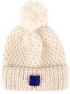 Eshvi Eshvi X 711 Bobble Hat, Women's, White, Wool