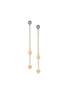 Lanvin Heart And Lock Pendant Earrings