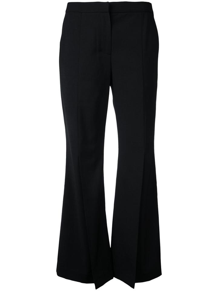 Goen.j Smart Flared Trousers - Black