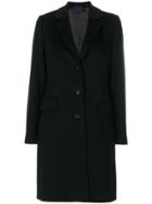 Aspesi Fitted Tailored Coat - Black