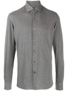 Ermenegildo Zegna Jersey Button Shirt - Grey
